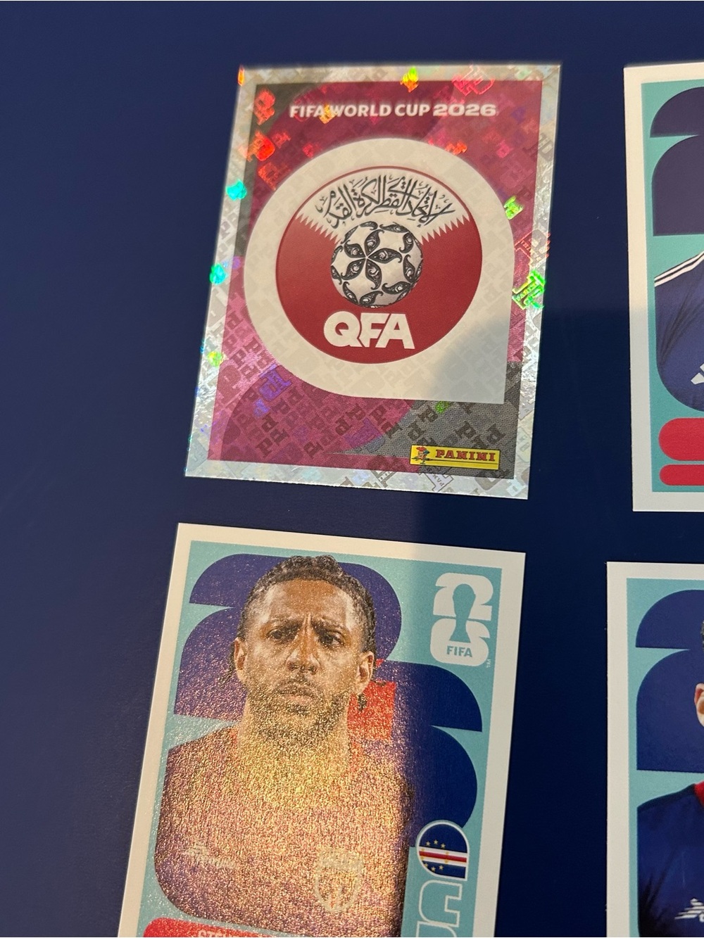Panini Multicolor Football Sticker Collection on Navy - Picture 7 of 7